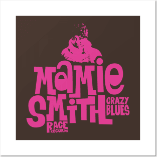 Mamie Smith - The Blues Legend - Handcrafted Artwork Posters and Art